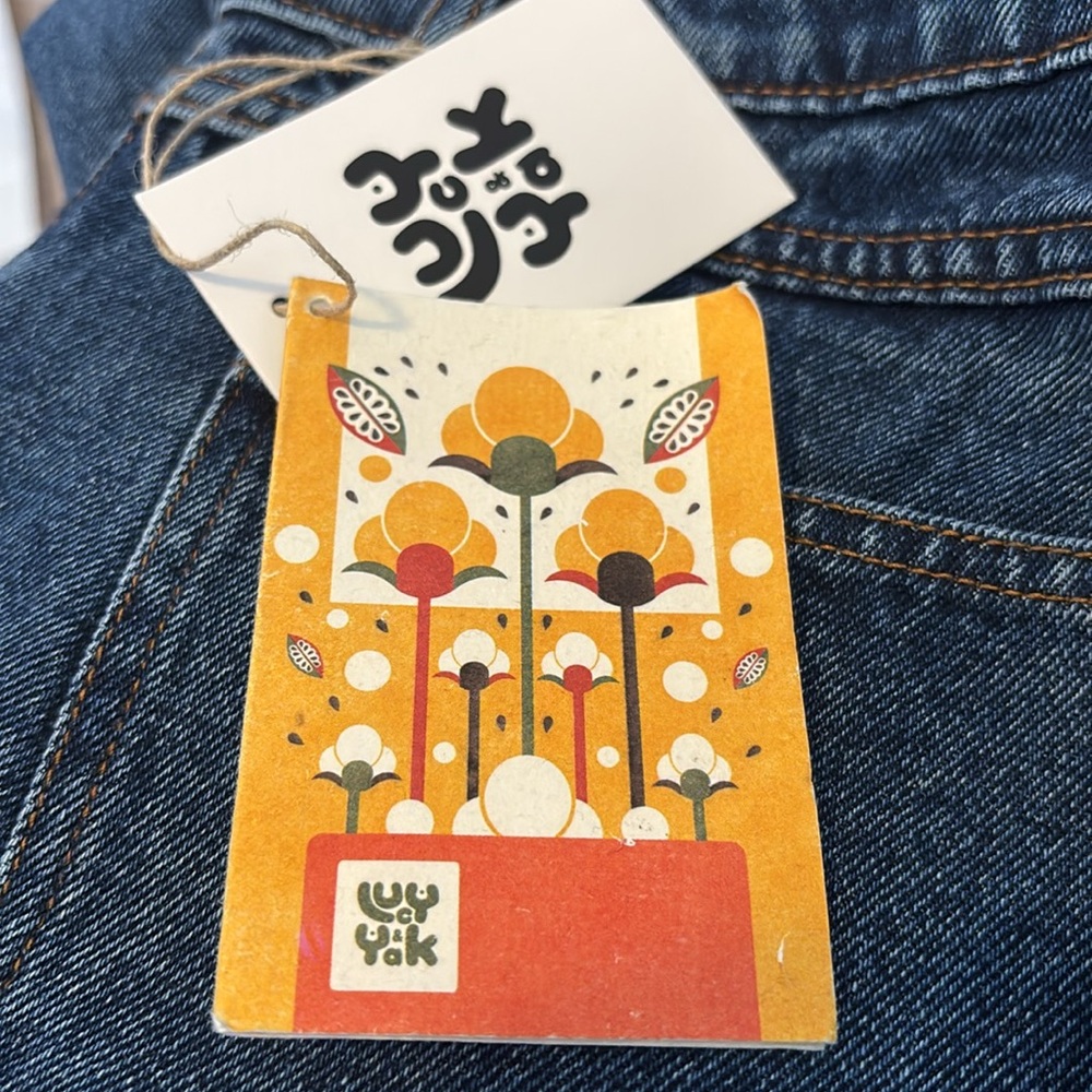 Lucy & Yack Classic High-Rise Women's Blue Denim Jeans 28R - Picture 9 of 12